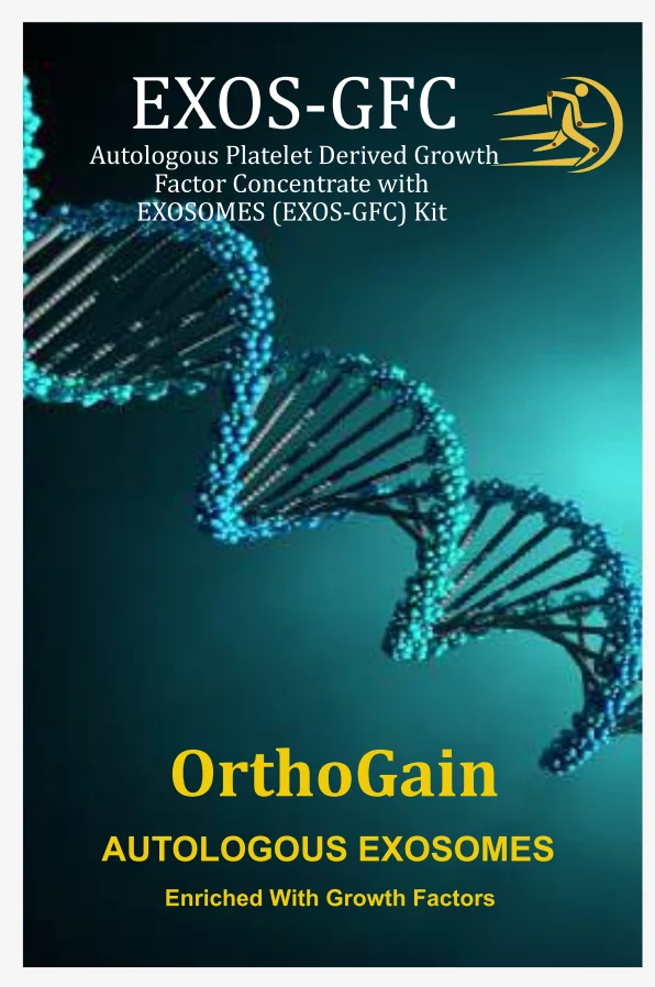 OrthoGain EXOS-GFC kit — autologous platelet derived growth factor concentrate with exosomes